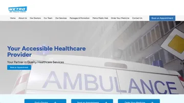 Klang Professional medical clinic website design for healthcare providers
