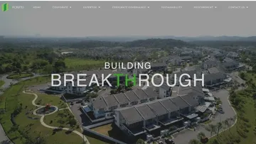 Property development showcase for Malaysia TH Properties residential projects
