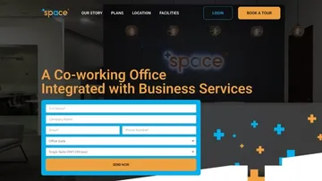 Co working space and Office rental solution provider website