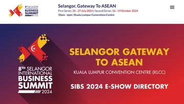 Directory and community hub website for Selangor business summit