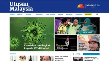 Malaysia digital news platform and media publication interface for Utusan