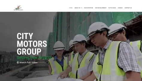 Malaysia property development company website featuring responsive catalogs