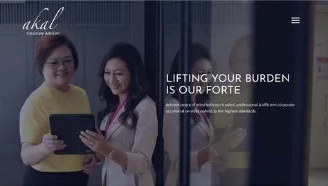 Professional corporate portal development for AKAL Group Malaysia