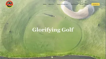 Recreational golf club website with club membership and facility info in Kota Damansara