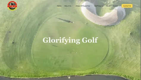 Recreational golf club website with club membership and facility info in Kota Damansara