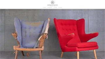 Bespoke website for international furniture maker