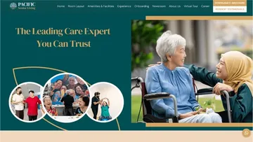 Modern senior care and retirement home living project showcase